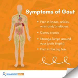 5 symptoms of Gout