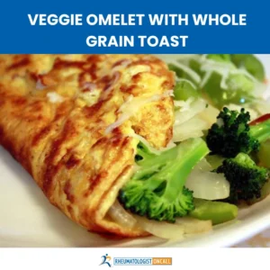 Veggie Omelet with Whole Grain Toast